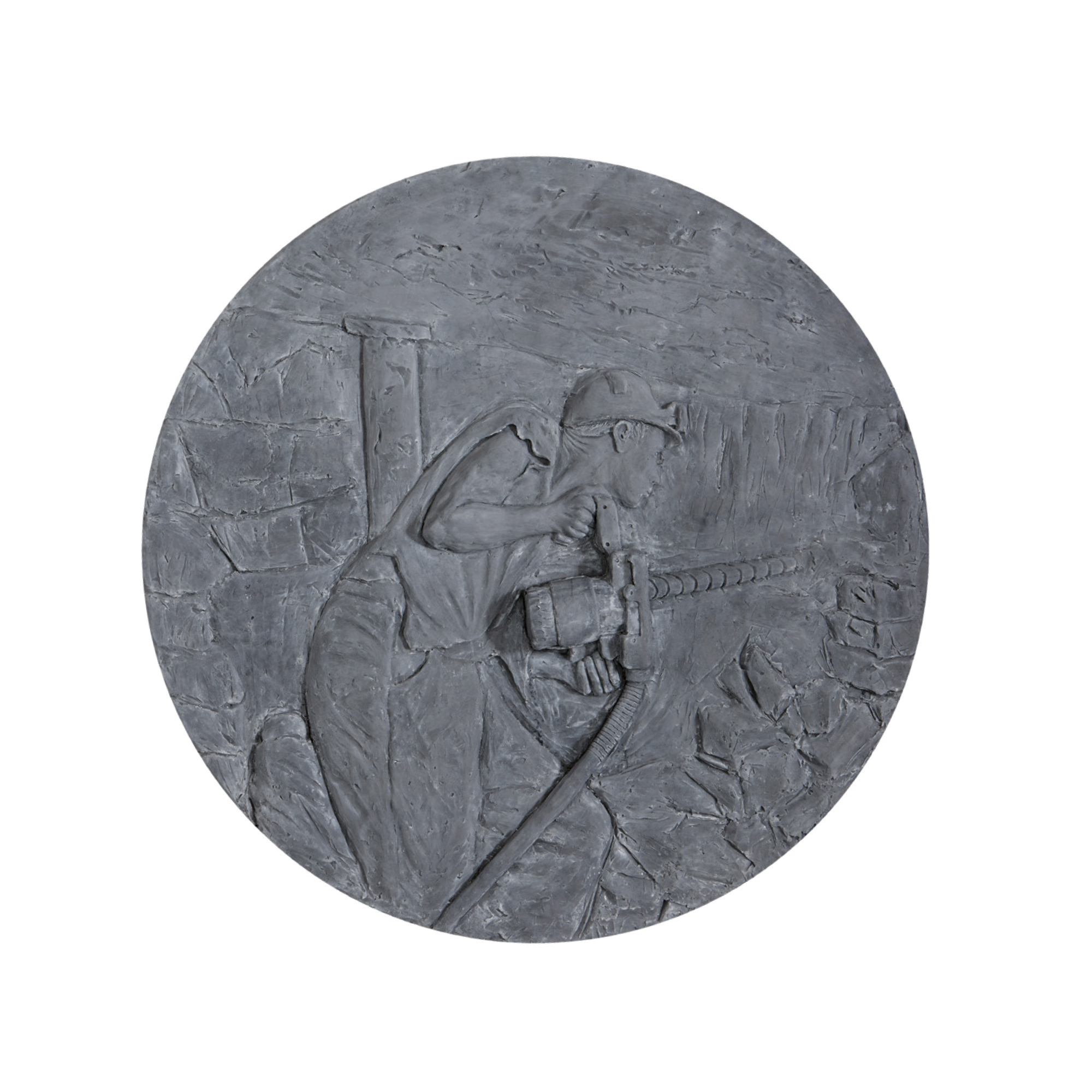 MINE, 2017Bas-relief en béton coloré Edition 1/3 + 2 EA Diamètre 200 cm