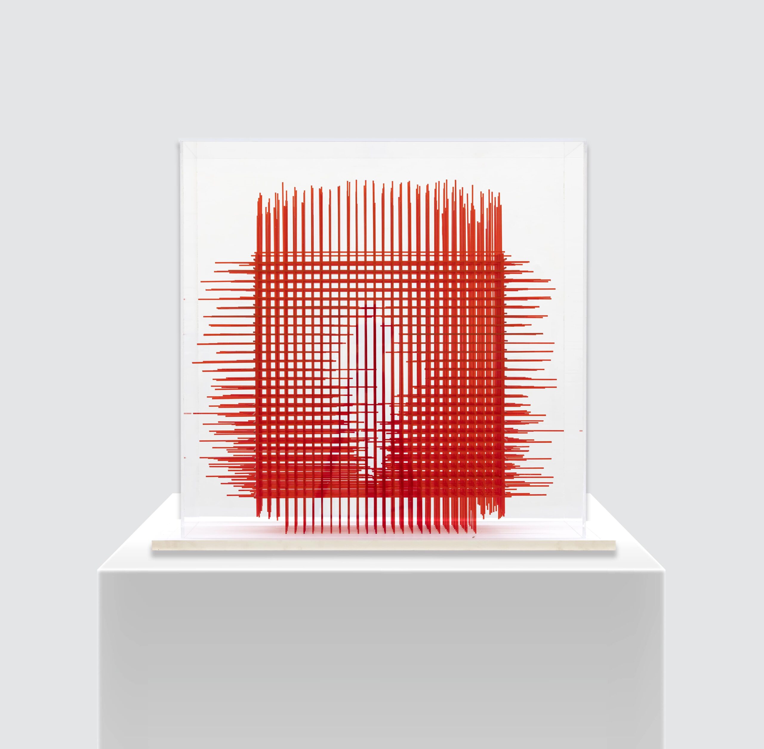 Hassan Daris - Sarab IV / Mirage IV, 2025 Plexiglas 68 x 70 x 34 cm